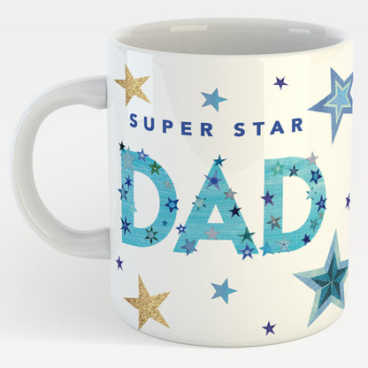 Super Star Dad Mug In A Gift Box Father's Day Mug