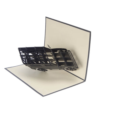Land Rover Pop-Up Any Occasion Greeting Card Blank Inside
