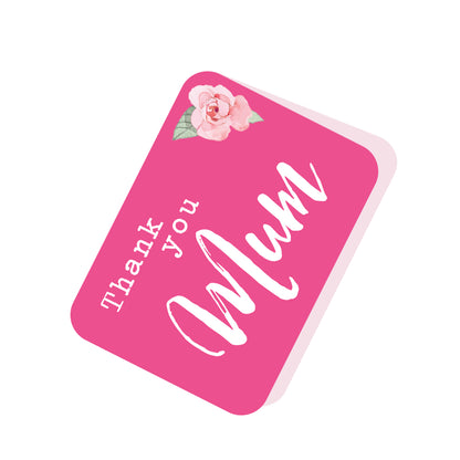 Pop Up Hummingbird & Flowers Thank You Mum Card