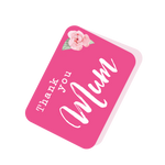 Thank You Mum Pink Tag