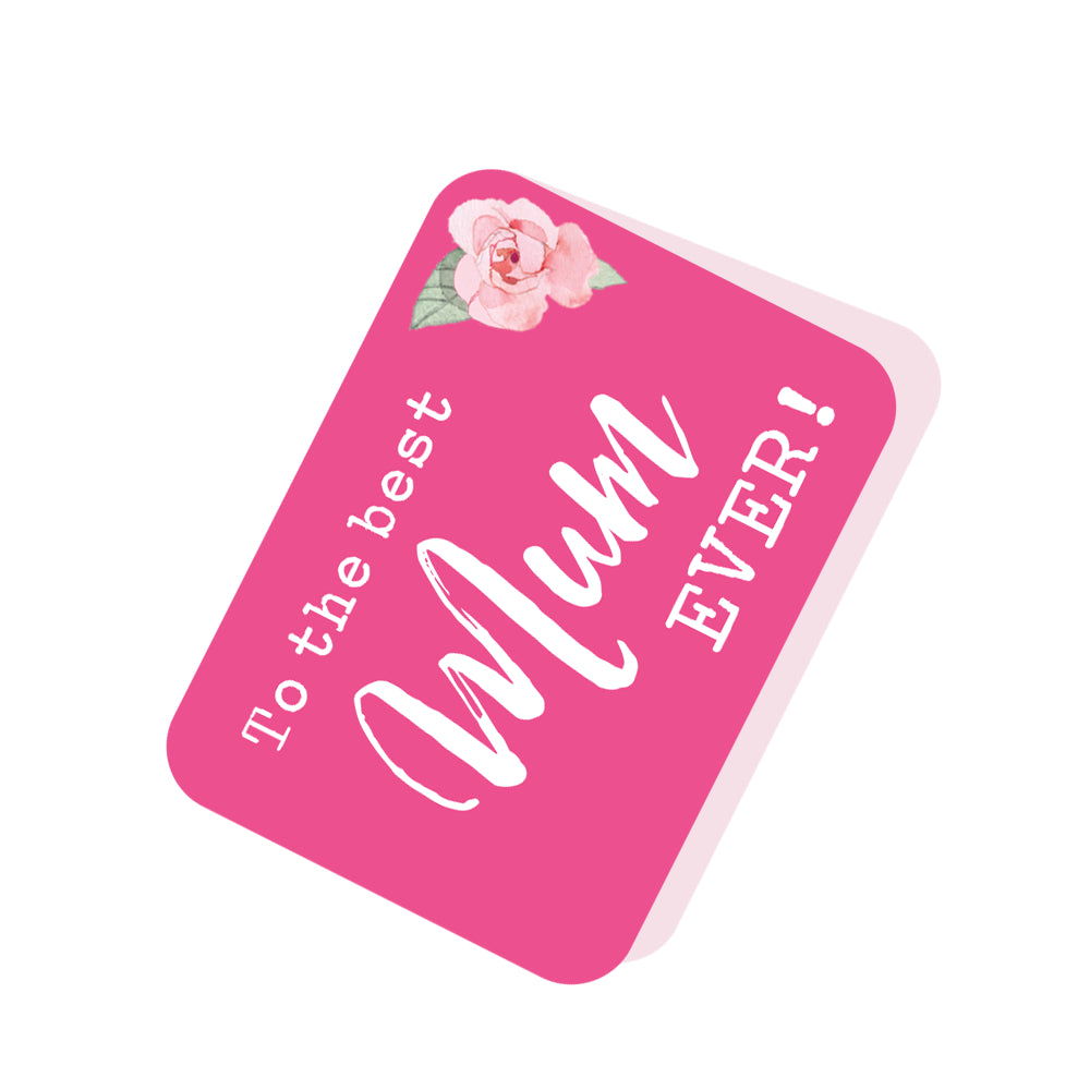Best Mum Ever With Love & Hugs Pop Up Card