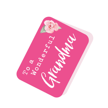 To A Wonderful Grandma Happy Mother's Day Pop Up Card
