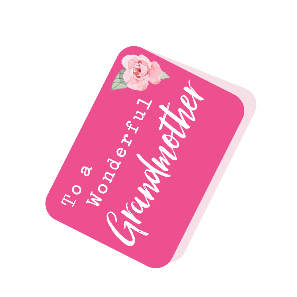To Grandmother With Love & Hugs Pop Up Card