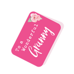 To a Wonderful Granny Pink Tag