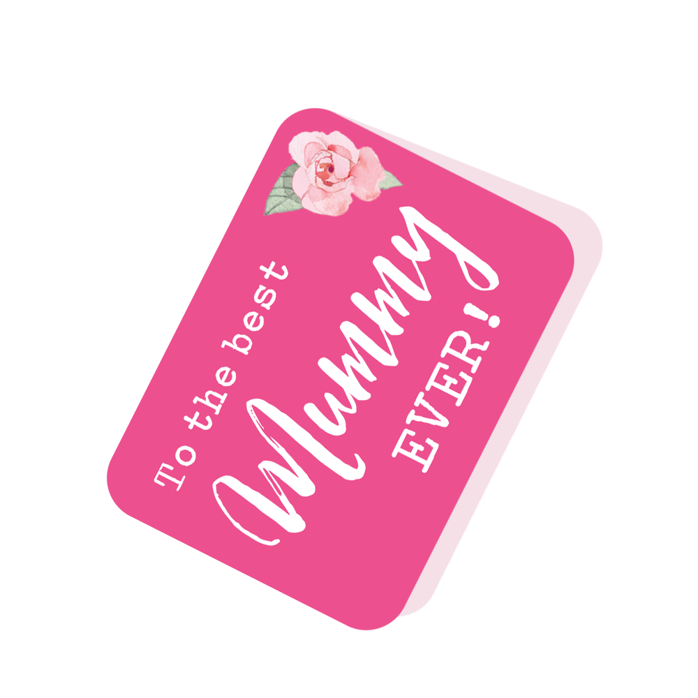 To the Best Mummy Ever Pink Tag
