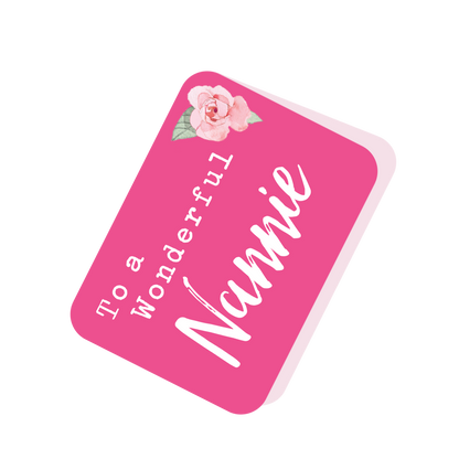 Happy Mother's Day To A Wonderful Nannie Pop Up Card