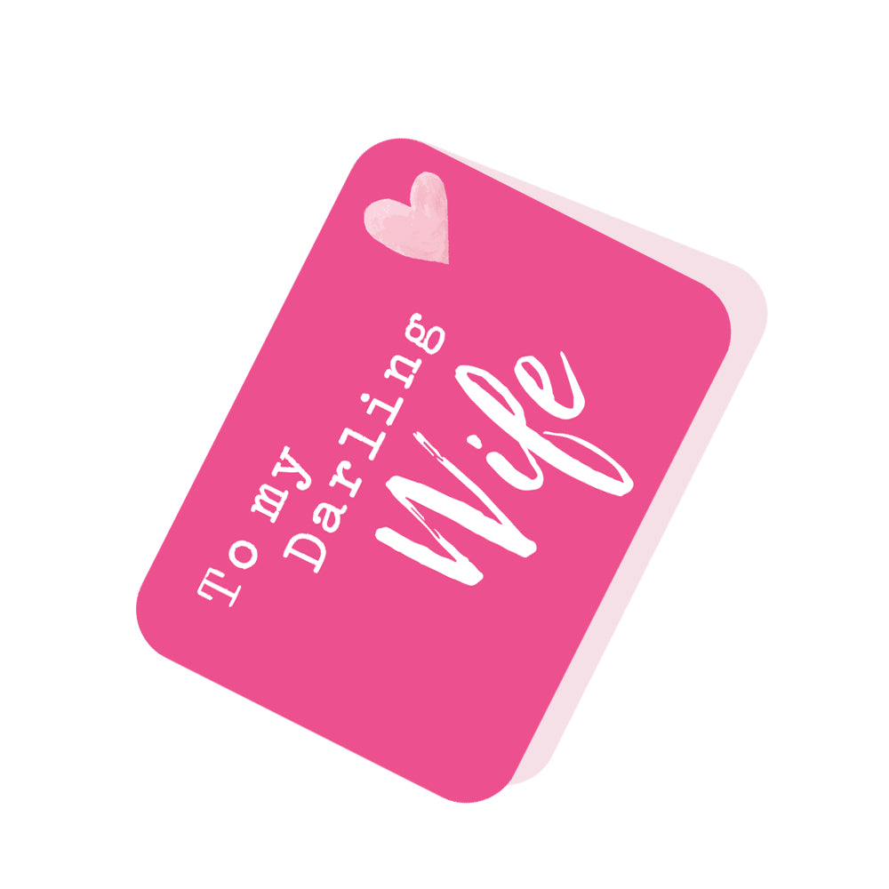 To My Darling Wife Hydrangea Pop Up Card