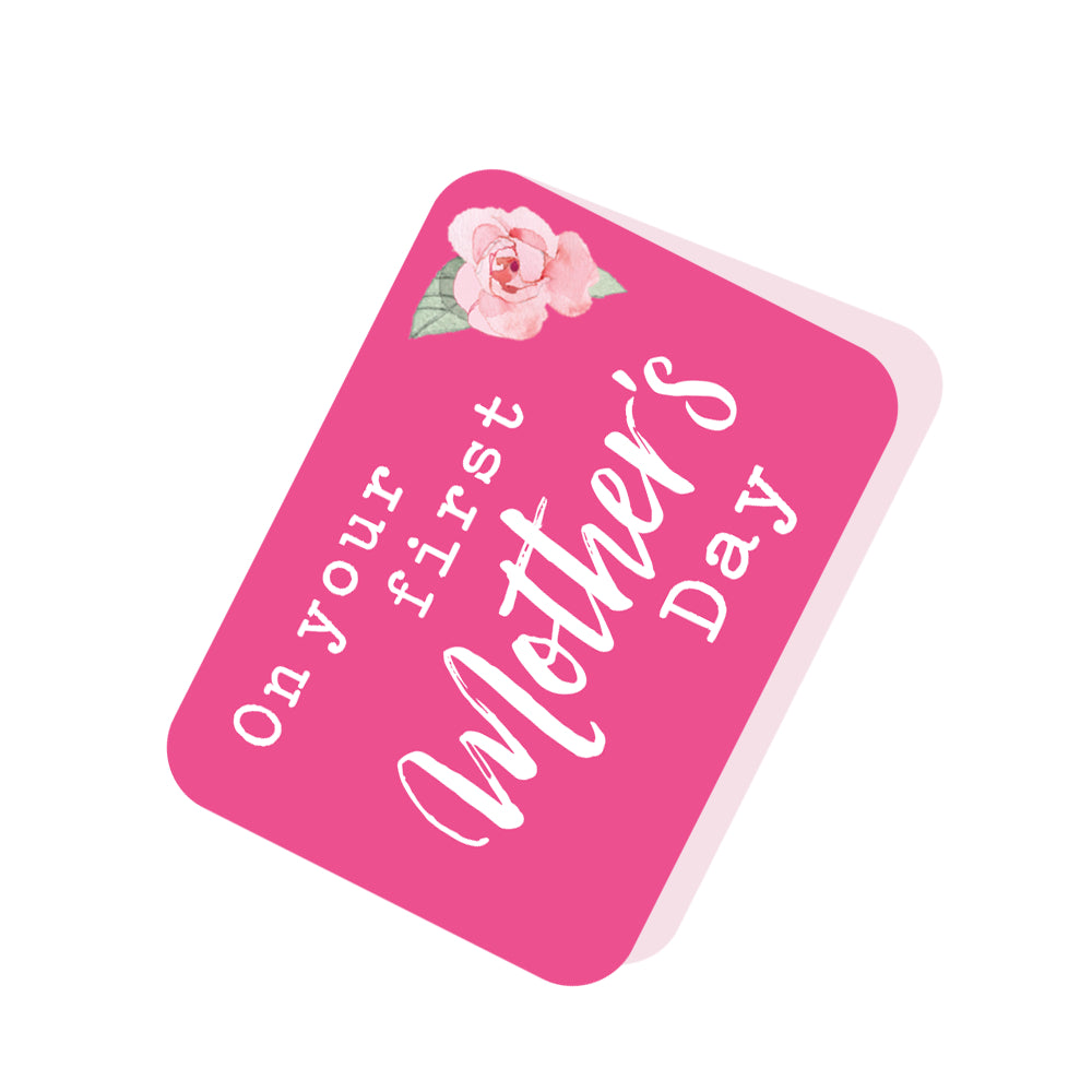 Happy Mother's Day On Your First Mother's Day Pansies Pop Up Card