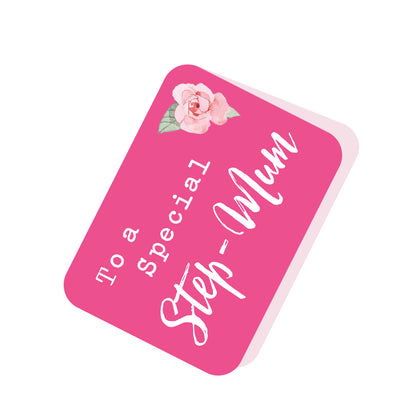 Special Step-Mum Pretty Birds Pop Up Card