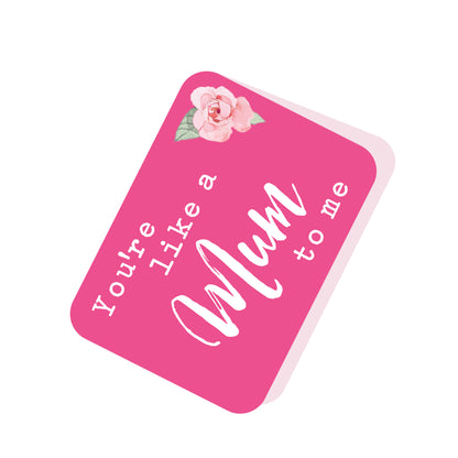 Like A Mum To Me Pretty Birds Pop Up Card
