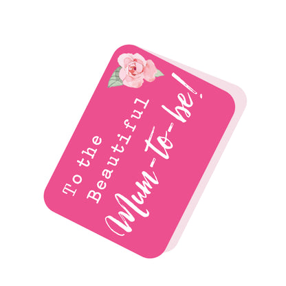 The Beautiful Mum-to-be! Floral Heart Pop Up Mother's Day Card