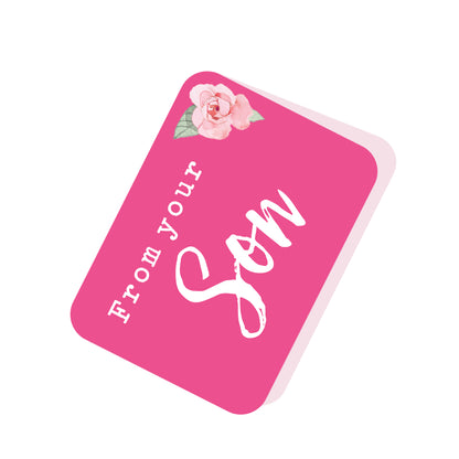 From Your Son With Love & Hugs Pop Up Card