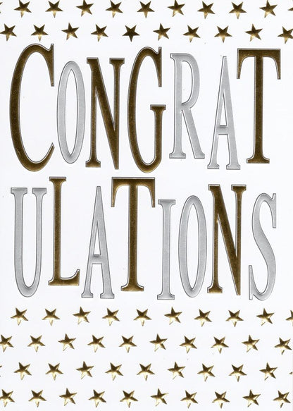 Congratulations Foiled Greeting Card