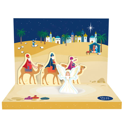 Little Town Of Bethlehem Music Box Card Novelty Dancing Musical Christmas Card