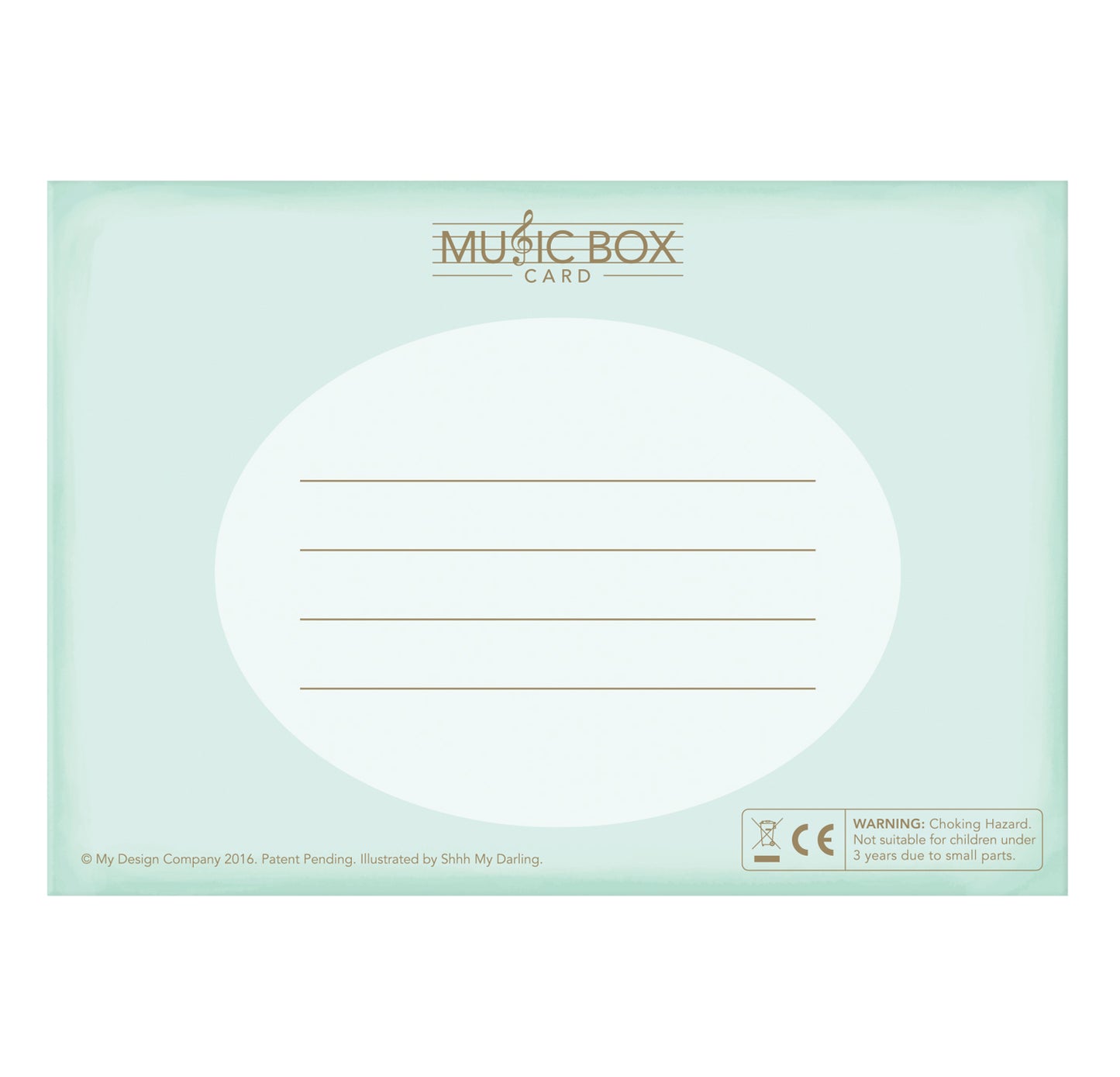 London Adventure Music Box Card Novelty Dancing Musical Greeting Card