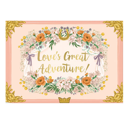 Love's Great Adventure Music Box Card Novelty Dancing Musical Greeting Card