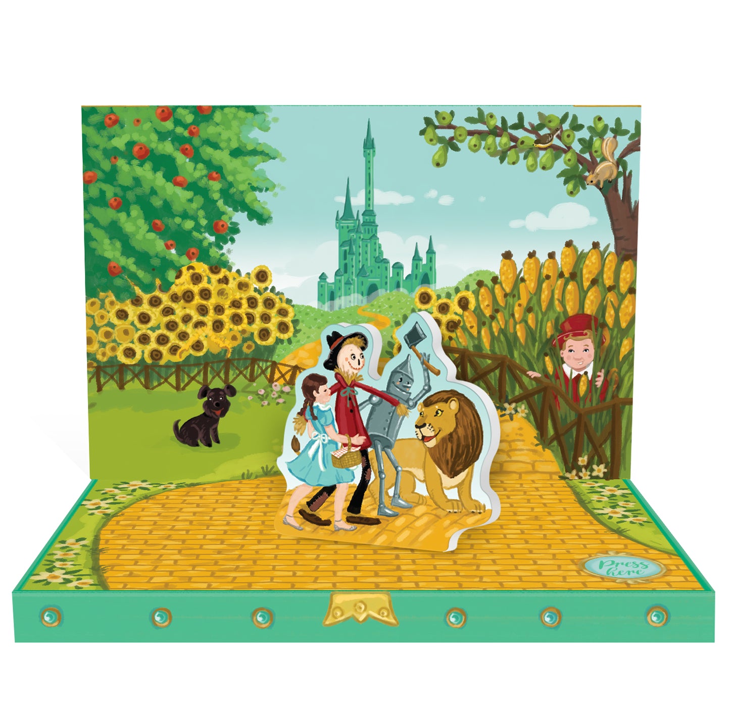 An Adventure In Oz Music Box Card Novelty Dancing Musical Greeting Card