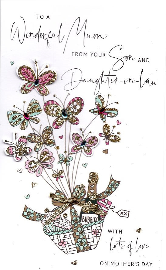 Mum From Son & Daughter-In-Law Mother's Day Card