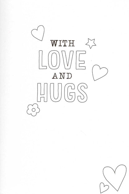 Mummy Owl Love You Colour-Me-In Mother's Day Greeting Card With Stickers