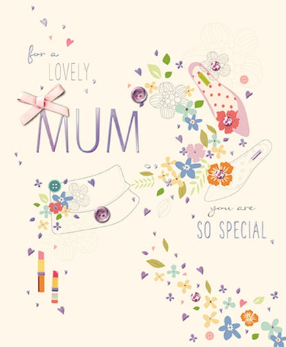 For A Lovely Mum Happy Mother's Day Greeting Card