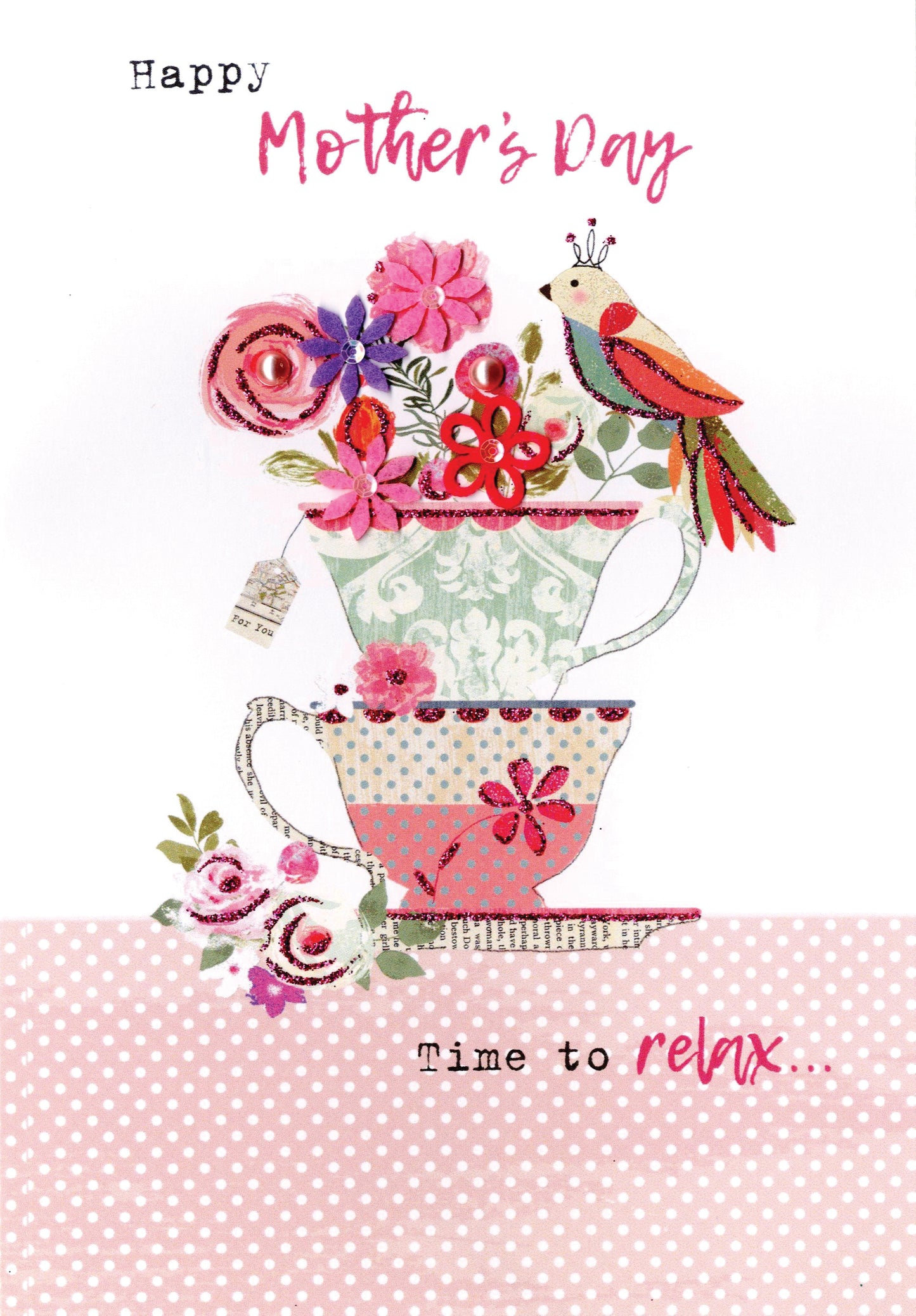 Happy Mother's Day Card Time To Relax