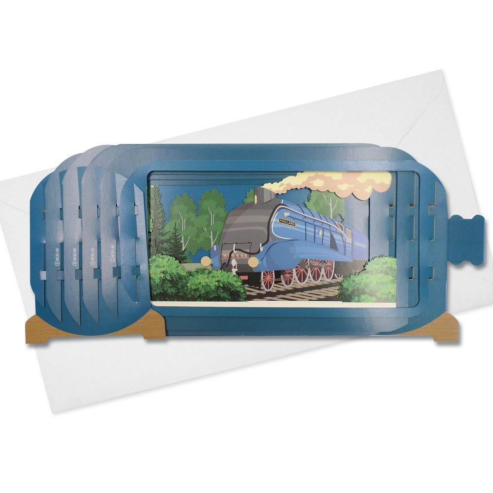 Message In A Bottle Mallard Train Pop Up Any Occasion Greeting Card