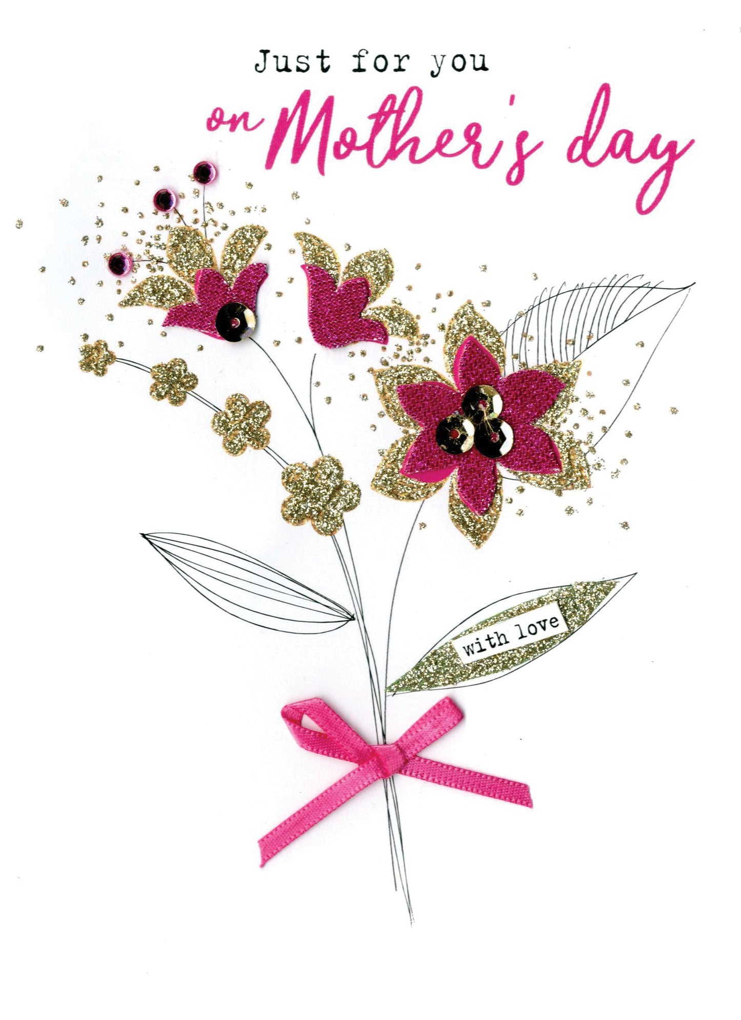 Mother's Day Card Flowers Just For You