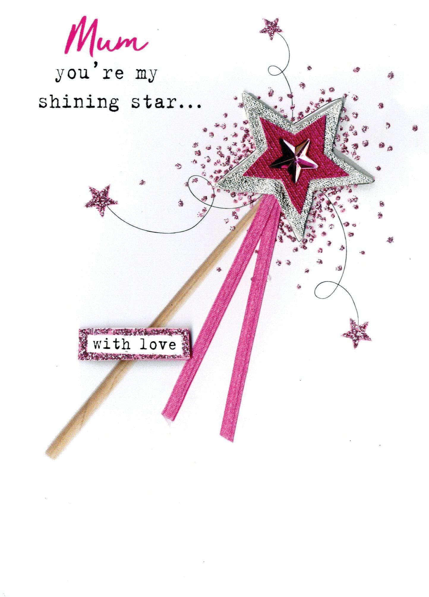 Mother's Day Card Mum My Shining Star