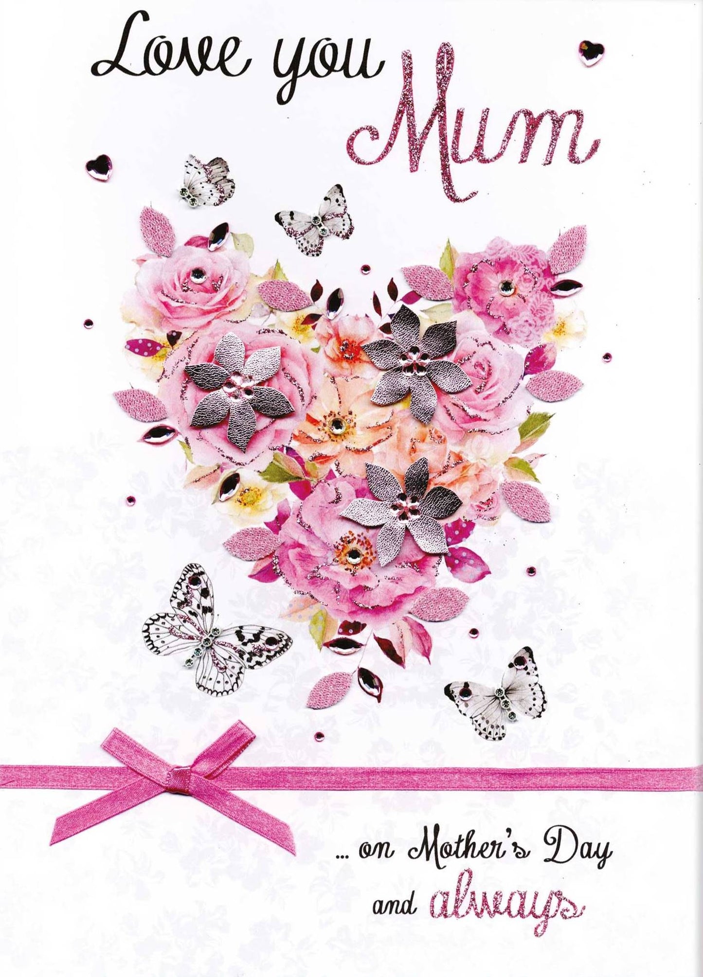 Mother's Day Card Love You Mum Luxury