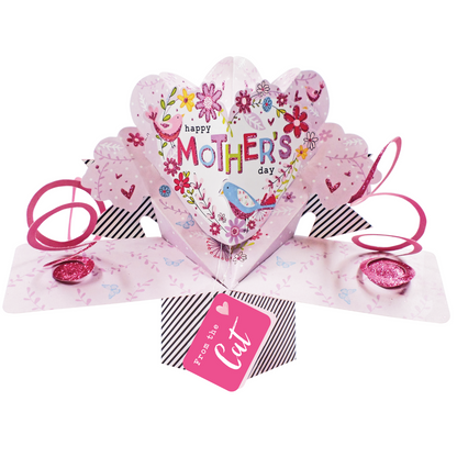 From The Cat Happy Mother's Day Pop Up Card