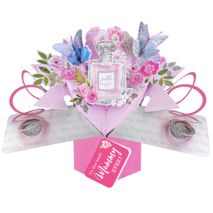 Mother's Day Card To The Best Mummy Ever With Love Pop Up Card