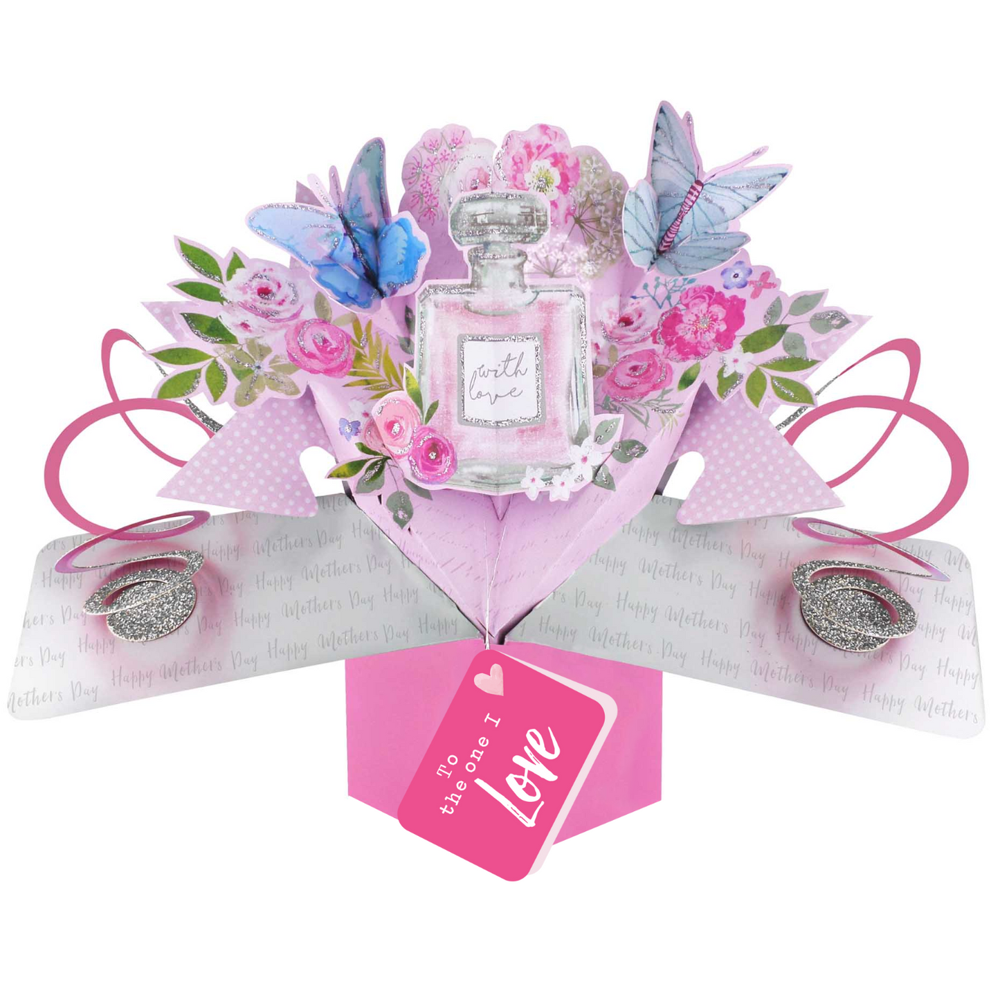 Mother's Day Card To The One I Love With Love Pop Up Card