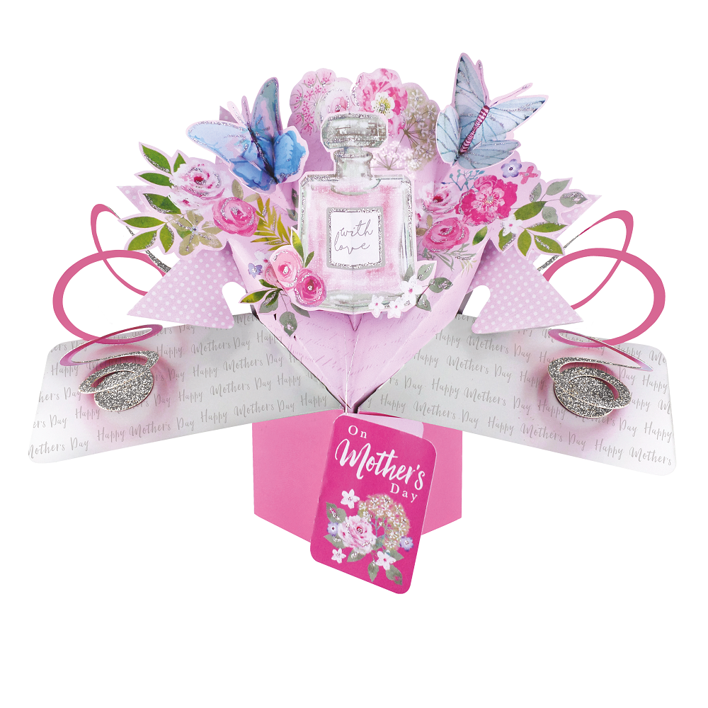 On Mother's Day With Love Pop-Up Greeting Card