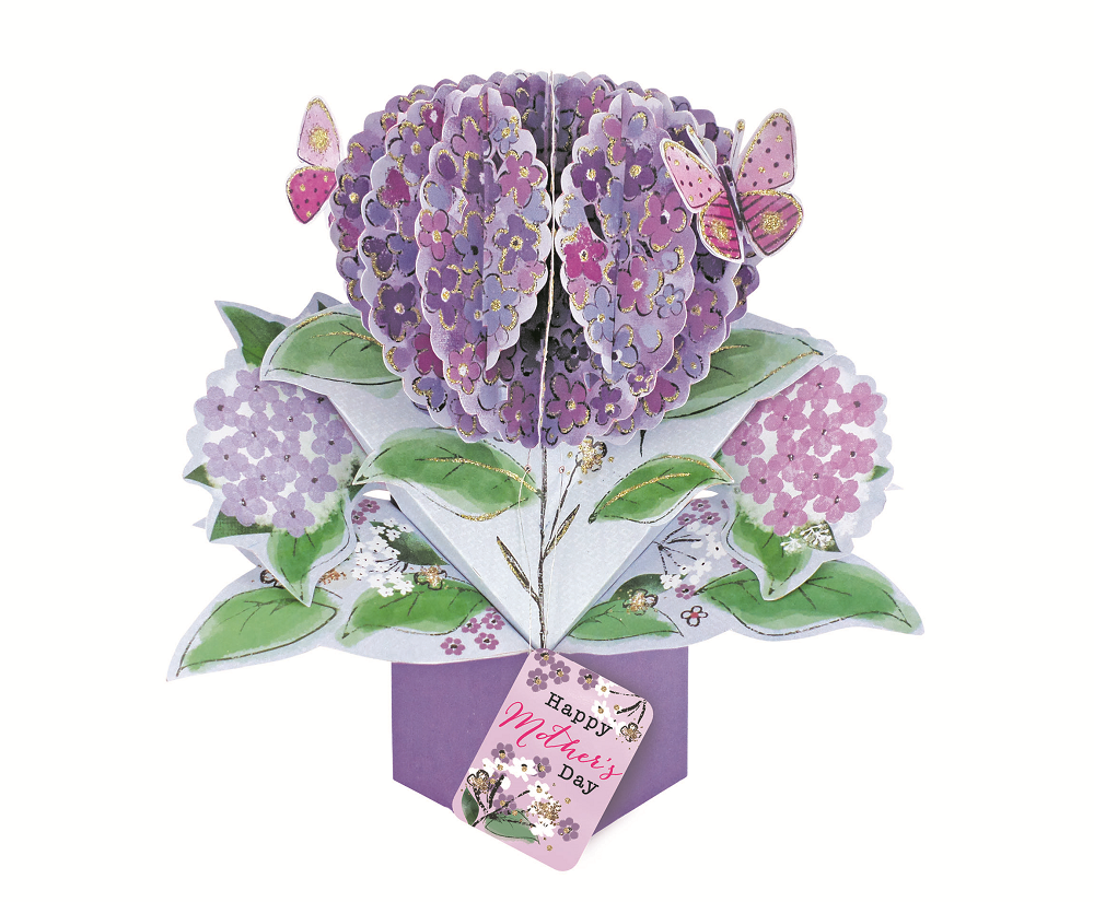 Happy Mother's Day Flowers Pop-Up Greeting Card