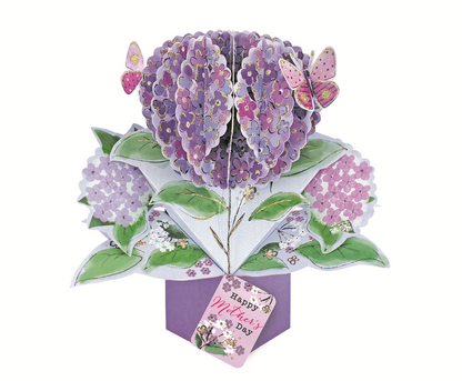 Happy Mother's Day Flowers Pop-Up Greeting Card