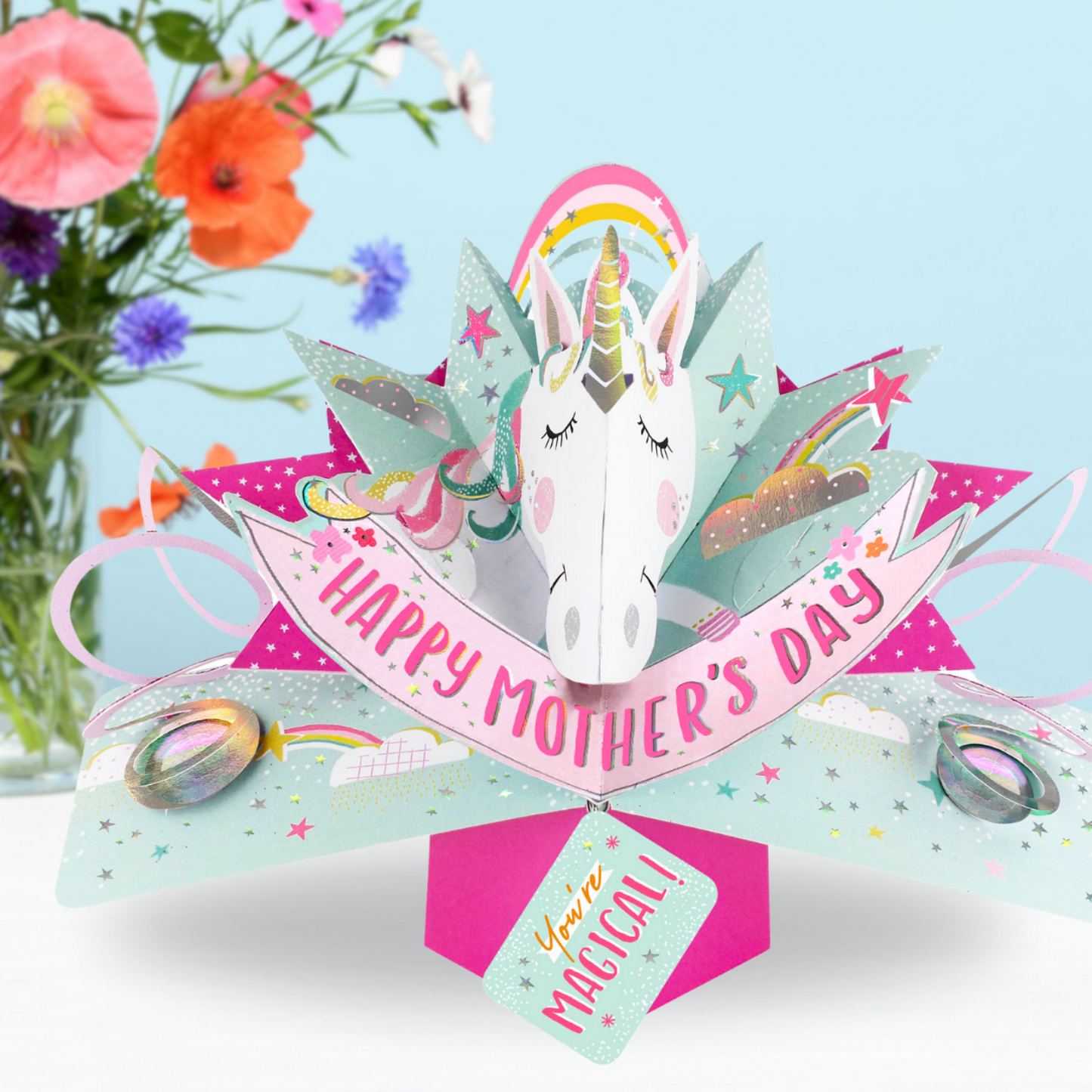 Happy Mother's Day Unicorn Pop Up Greeting Card