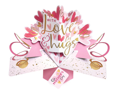 Happy Mother's Day With Love Pop Up Greeting Card