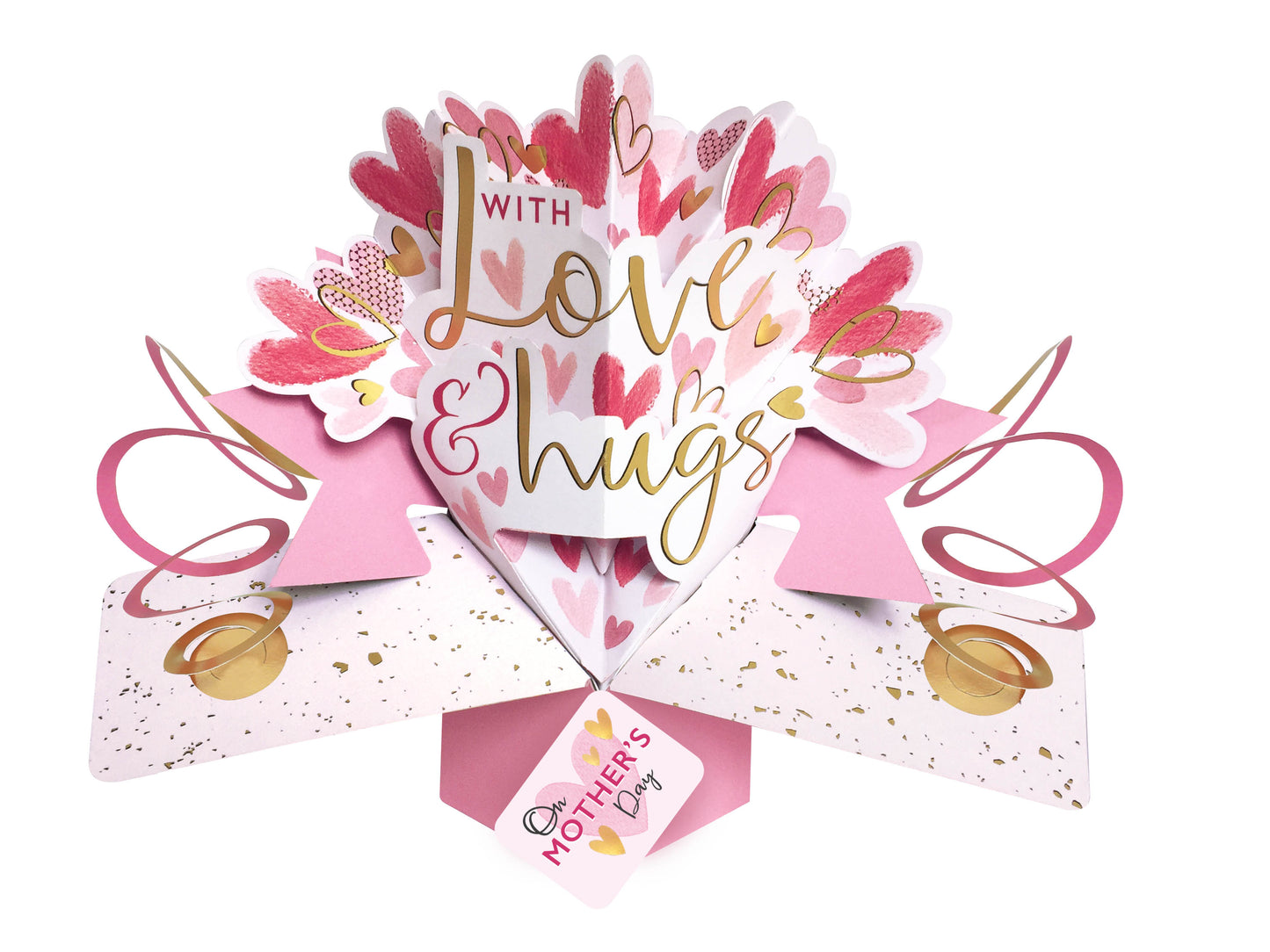 Happy Mother's Day With Love Pop Up Greeting Card