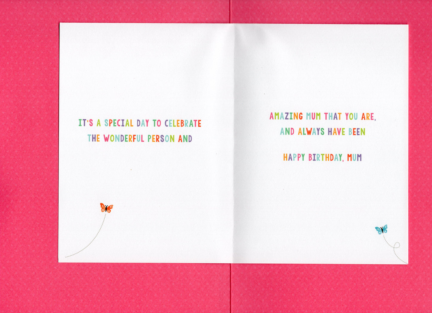 To A Special Mum On A Special Day Birthday Greeting Card