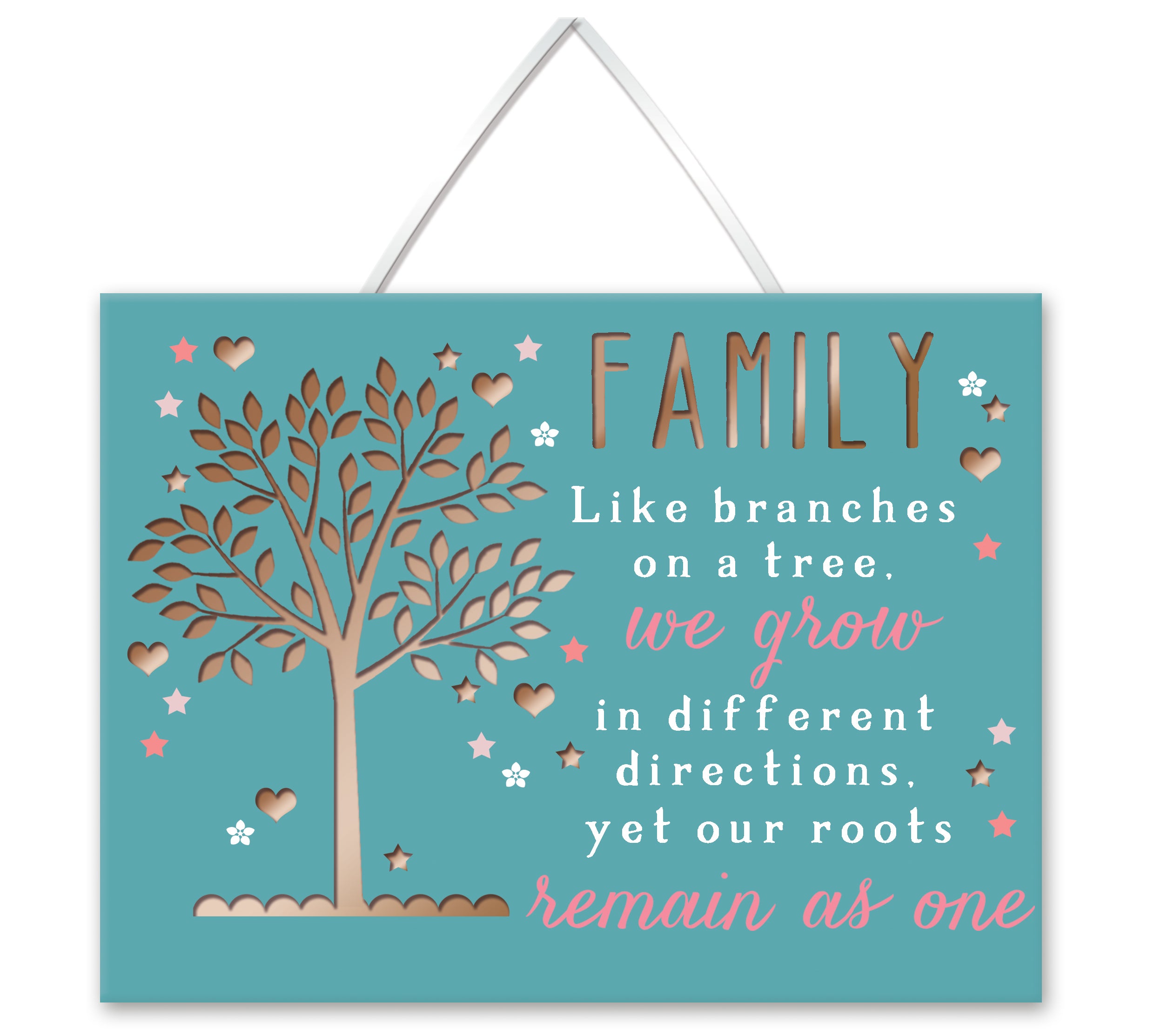 Family Tree Roots Hanging Plaque With Ribbon – Love Kate's