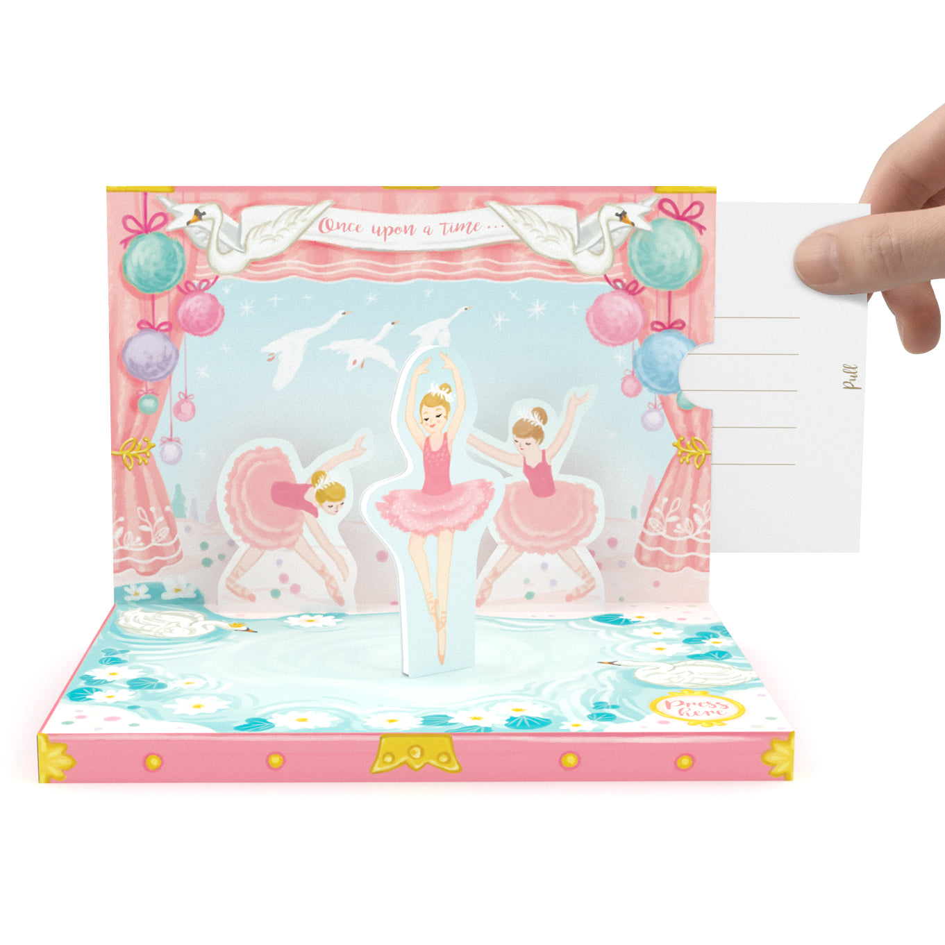 Ballerina Dream Music Box Card Novelty Dancing Musical Greeting Card