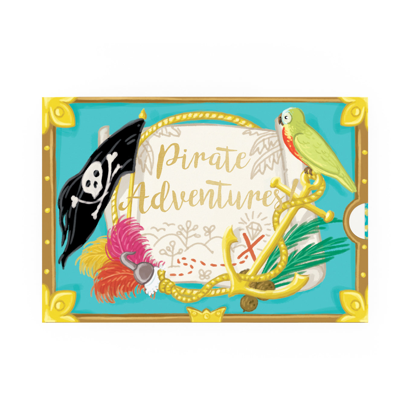 Pirate Adventures Music Box Card Novelty Dancing Musical Greeting Card