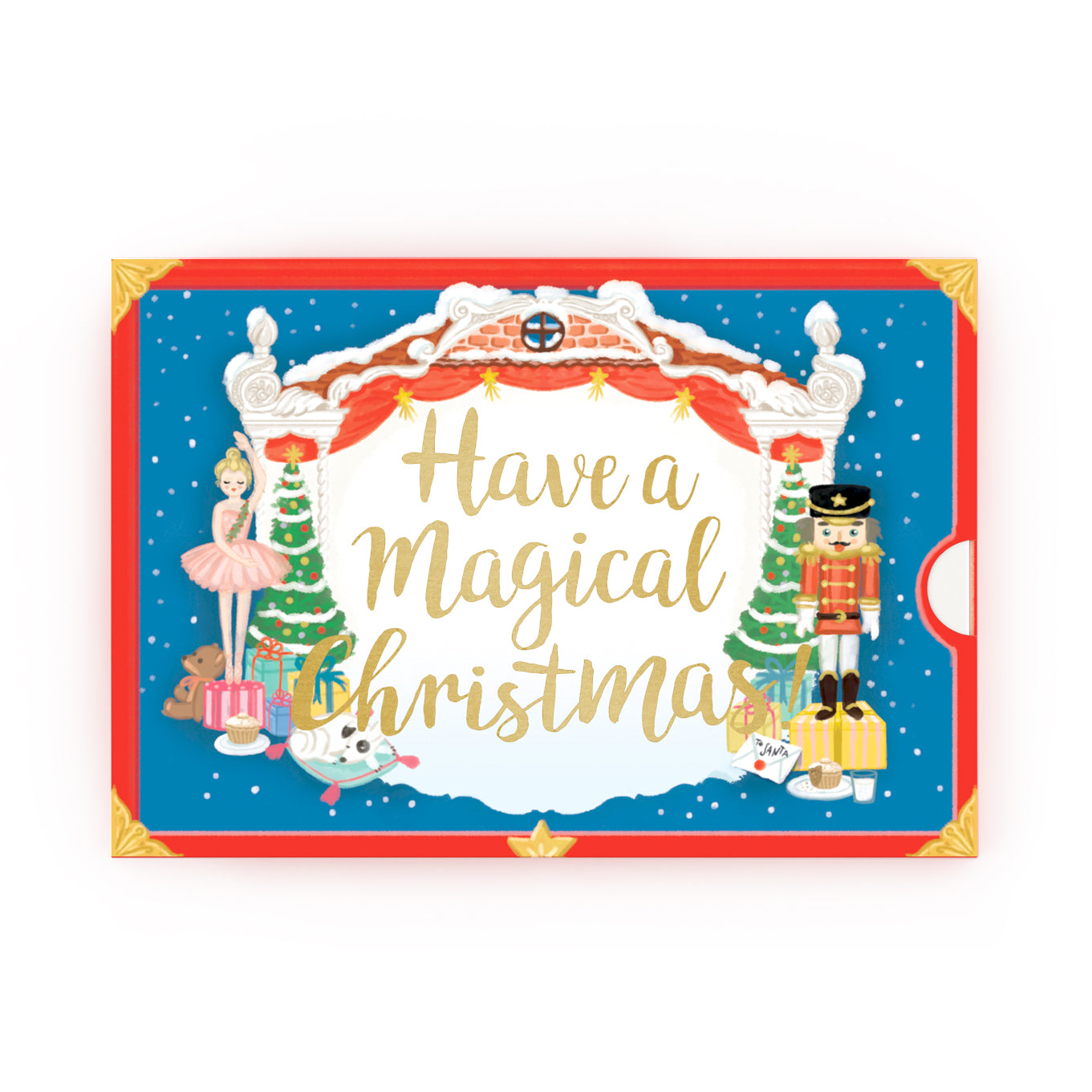 Have A Magical Christmas Music Box Card Novelty Dancing Musical Christmas Card