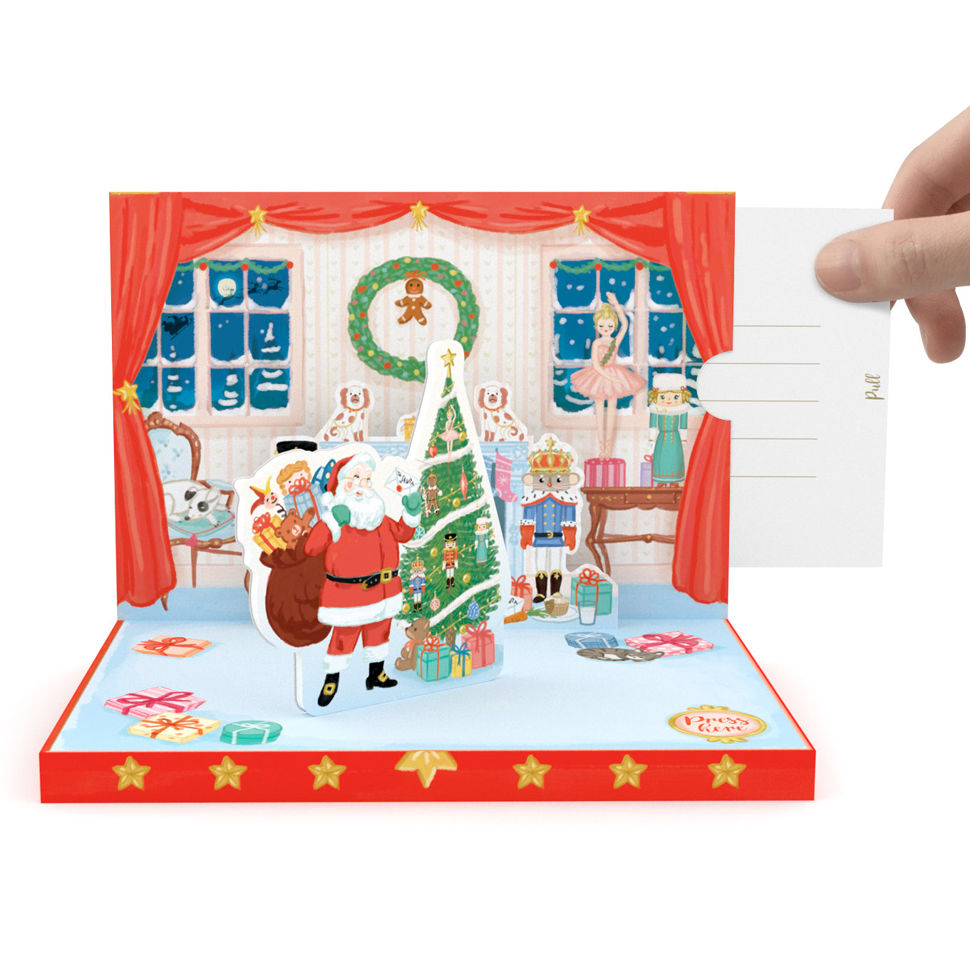 Have A Magical Christmas Music Box Card Novelty Dancing Musical Christmas Card