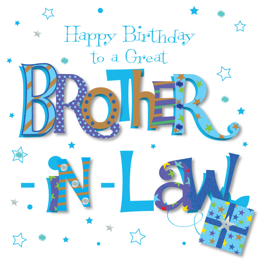 Great Brother-In-Law Happy Birthday Greeting Card