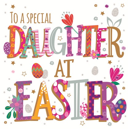 Special Daughter Foiled & Embellished Easter Card