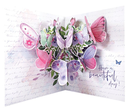 Pop Out Butterflies Happy Mother's Day Greeting Card