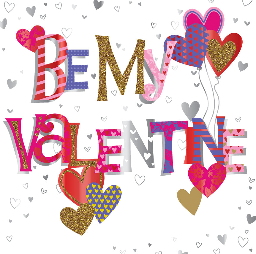 Be My Valentine Valentine's Day Card