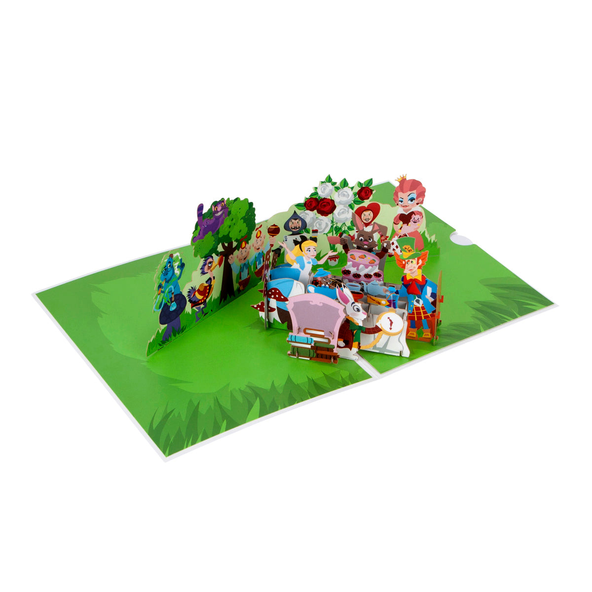 Alice In Wonderland Tea Party Pop Up Greeting Card