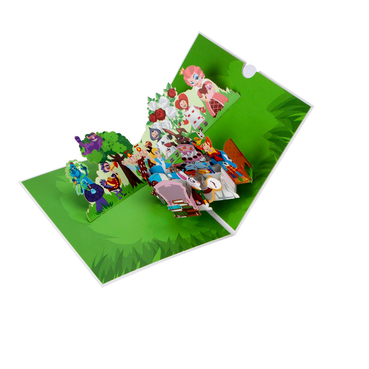 Alice In Wonderland Tea Party Pop Up Greeting Card